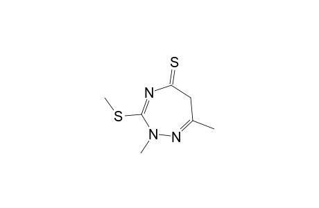 2,7-Dimethyl-3-(methylsulfanyl)-2,6-dihydro-5H-1,2,4-triazepine-5-thione