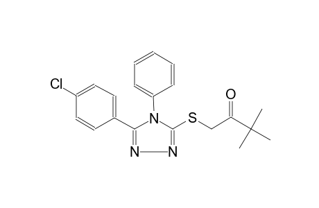 2-butanone, 1-[[5-(4-chlorophenyl)-4-phenyl-4H-1,2,4-triazol-3-yl]thio]-3,3-dimethyl-