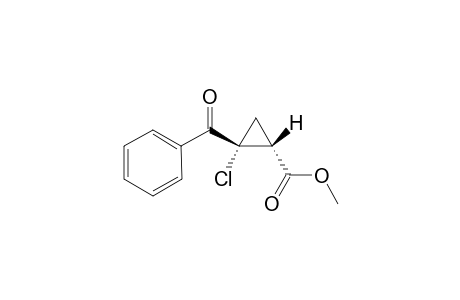 Methyl (cis)-2-benzoyl-2-cyclopropane-1-carboxylate
