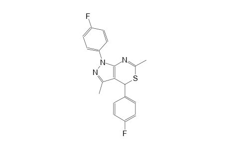 pyrazolo[3,4-d][1,3]thiazine, 1,4-bis(4-fluorophenyl)-1,4-dihydro-3,6-dimethyl-