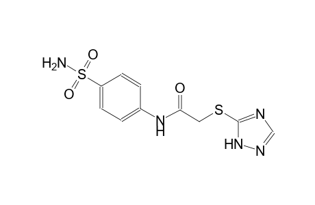 acetamide, N-[4-(aminosulfonyl)phenyl]-2-(1H-1,2,4-triazol-5-ylthio)-