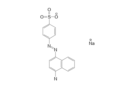 p-[(4-AMINO-1-NAPHTHYL)AZO]BENZENESULFONIC ACID, SODIUM SALT
