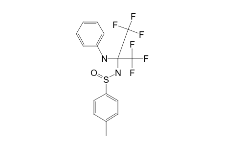 N-[2,2,2-TRIFLUORO-1-PHENYLAMINO-1-(TRIFLUOROMETHYL)-ETHYL]-PARA-TOLUOLSULFIN-ACID-AMIDE