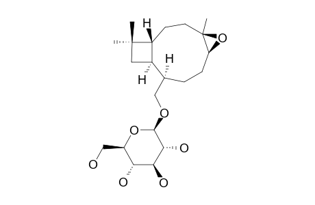 (1R,4R,5R,8R,9S)-4,5-EPOXYCARYOPHYLLANE-14-OL-14-O-BETA-D-GLUCOPYRANOSIDE