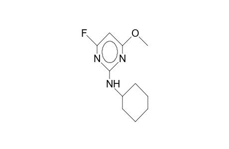 2-Pyrimidinamine, N-cyclohexyl-4-fluoro-6-methoxy-
