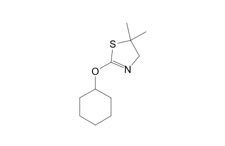 2-CYCLOHEXYLOXY-5,5-DIMETHYL-4,5-DIHYDRO-1H-THIAZOLE