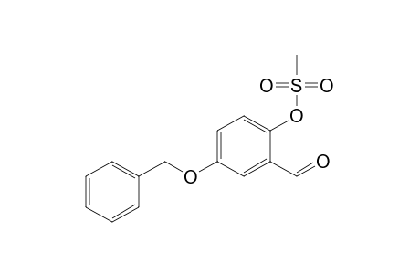 4-(Benzyloxy)-2-formylphenyl methanesulfonate