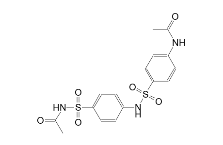 N-[4-({4-[(acetylamino)sulfonyl]anilino}sulfonyl)phenyl]acetamide