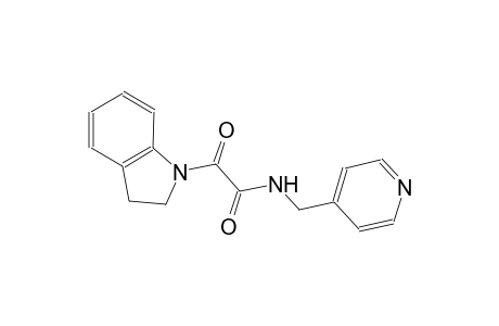 1H-indole-1-acetamide, 2,3-dihydro-alpha-oxo-N-(4-pyridinylmethyl)-