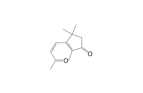 2-Cyclopenten-1-one, 2,4,4-trimethyl-3-(3-oxo-1-butenyl)-, (Z)-