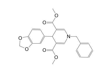 3,5-pyridinedicarboxylic acid, 4-(1,3-benzodioxol-5-yl)-1,4-dihydro-1-(phenylmethyl)-, dimethyl ester