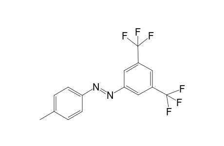 (E)-1-(3,5-Bis(trifluoromethyl)phenyl)-2-p-tolyldiazene