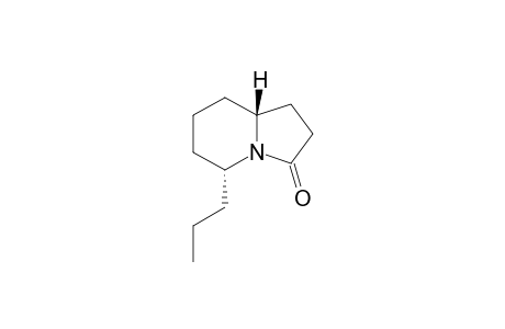(5R,8aR)-5-propyl-2,5,6,7,8,8a-hexahydro-1H-indolizin-3-one