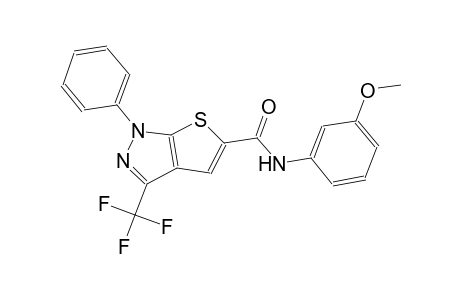 1H-thieno[2,3-c]pyrazole-5-carboxamide, N-(3-methoxyphenyl)-1-phenyl-3-(trifluoromethyl)-