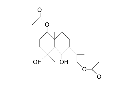 1a,12-Diacetoxy-4b,6b-dihydroxy-eudesm-11(R)-ane