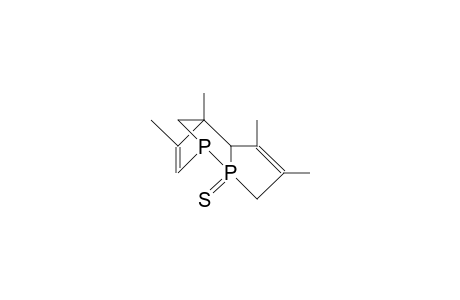 4,5,7,8-Tetramethyl-1,2-diphospha-tricyclo(5.2.1.0/2,6/)deca-4,8-diene-2-sulfide