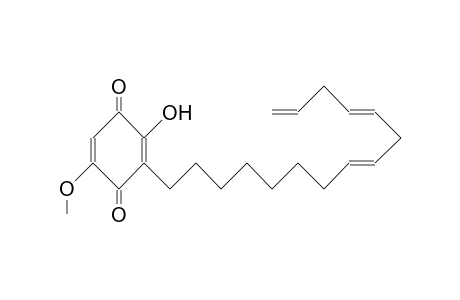2-Hydroxy-5-methoxy-3-(8'Z,11'Z)-pentadeca-8',11',14'-trienyl-1,4-benzoquinone