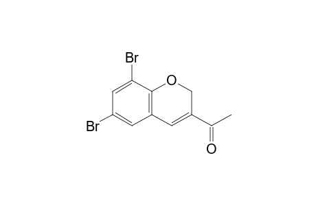 1-(6,8-dibromo-2H-1-benzopyran-3-yl)ethanone