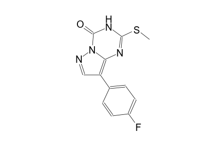 pyrazolo[1,5-a][1,3,5]triazin-4(3H)-one, 8-(4-fluorophenyl)-2-(methylthio)-