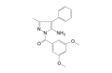 (5-amino-3-methyl-4-phenyl-1-pyrazolyl)-(3,5-dimethoxyphenyl)methanone