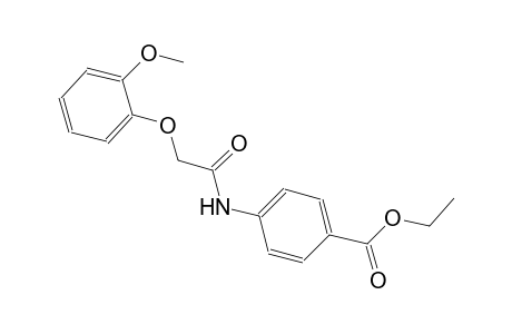 benzoic acid, 4-[[(2-methoxyphenoxy)acetyl]amino]-, ethyl ester