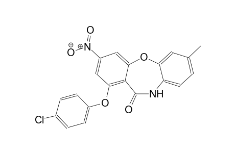 dibenzo[b,f][1,4]oxazepin-11(10H)-one, 1-(4-chlorophenoxy)-7-methyl-3-nitro-