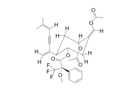 4-(Acetyloxy)-5-[(acetyloxy)methylene]-2-[(5'-methyl-1'-methylenehex-4'-en-2'-ynyl) .alpha.-methoxy-.alpha.-[(trifluoromethyl)benzene]acetate