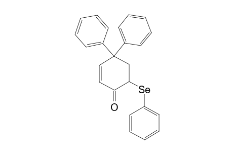 4,4-Diphenyl-6-phenylseleno-2-cyclohexen-1-one