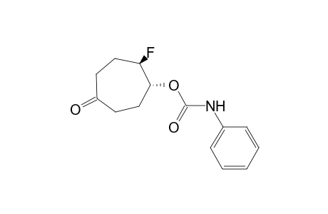 S-2-Fluoro-4-oxocycloheptyl-N-phenylcarbamate