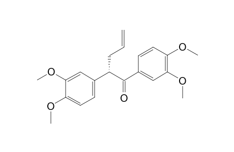 (2S)-1,2-bis(3,4-dimethoxyphenyl)-4-penten-1-one