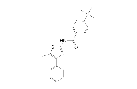 4-tert-butyl-N-(5-methyl-4-phenyl-1,3-thiazol-2-yl)benzamide