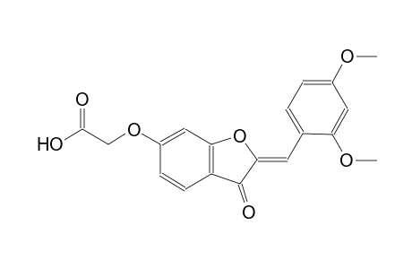 acetic acid, [[(2Z)-2-[(2,4-dimethoxyphenyl)methylene]-2,3-dihydro-3-oxobenzofuranyl]oxy]-