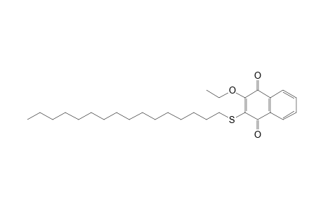2-Hexadecylsulfanyl-3-ethoxy-1,4-naphthoquinone