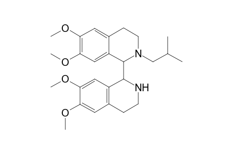 2-Isobutyl-6,6',7,7'-tetramethoxy-1,1'-bis(1,2,3,4-tetrahydroisoquinoline)