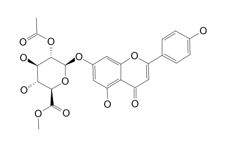 APIGENIN-7-O-BETA-D-(2-ACETYL)-PYRANOGLUCURONIC-ACID-METHYLESTER