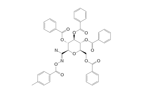 C-(2,3,4,6-TETRA-O-BENZOYL-BETA-D-GLUCOPYRANOSYL)-O-(PARA-TOLUOYL)-FORMAMIDOXIME