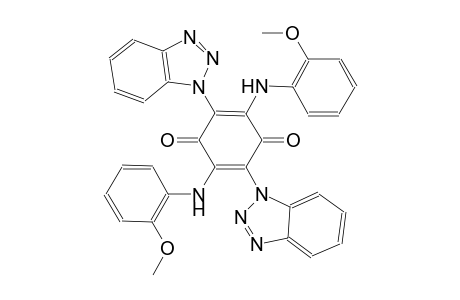 2,5-di(1H-1,2,3-benzotriazol-1-yl)-3,6-bis(2-methoxyanilino)benzo-1,4-quinone