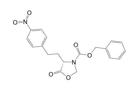 (4S)-3-Benzyloxycarbonyl-4-[2''-(4"-nitrophenyl)ethyl]xazolidin-5-one