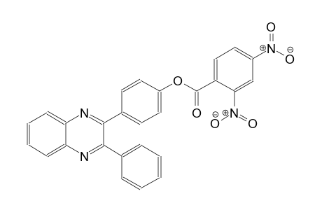4-(3-Phenyl-2-quinoxalinyl)phenyl 2,4-dinitrobenzoate