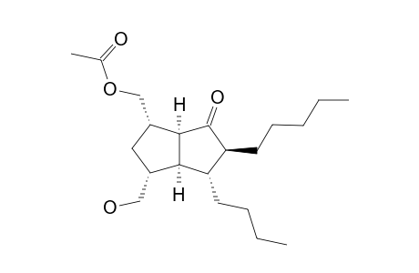 acetic acid [(1S,3R,3aS,4R,5S,6aS)-5-amyl-4-butyl-6-keto-3-methylol-2,3,3a,4,5,6a-hexahydro-1H-pentalen-1-yl]methyl ester