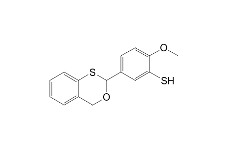2-(3-Mercapto-4-methoxyphenyl)-4H-3,1-benzoxathiine