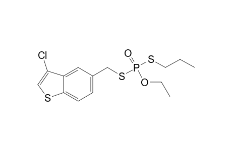 phosphorodithioic acid, S-[(3-chlorobenzo[b]thien-5-yl)methyl] O-ethyl S-propyl ester