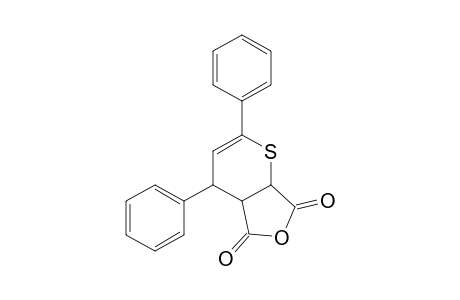 4,6-Diphenyl-3,4-dihydro-2H-thiopyran-2,3-dicarboxylic anhydride