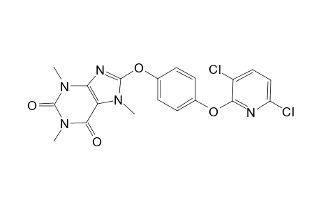 8-[4-(3,6-dichloropyridin-2-yl)oxyphenoxy]-1,3,7-trimethylpurine-2,6-dione