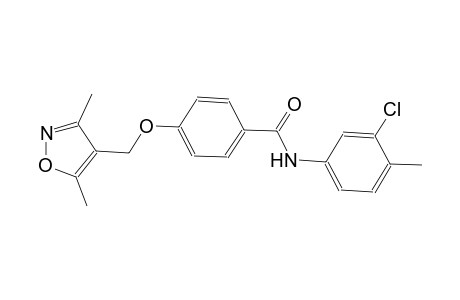 benzamide, N-(3-chloro-4-methylphenyl)-4-[(3,5-dimethyl-4-isoxazolyl)methoxy]-