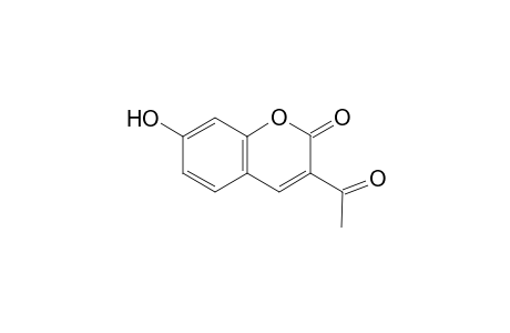 2H-1-Benzopyran-2-one, 3-acetyl-7-hydroxy-