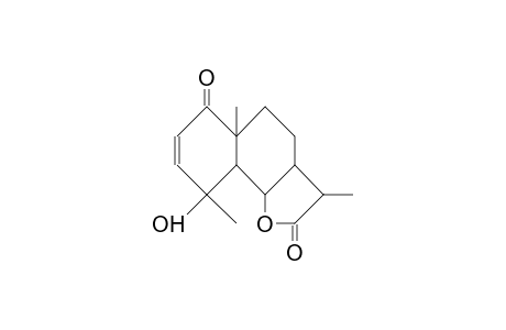 9-Hydroxy-3,5a,9-trimethyl-3a,5,5a,9,9a,9b-hexahydronaphtho[1,2-b]furan-2,6(3H,4H)-dione