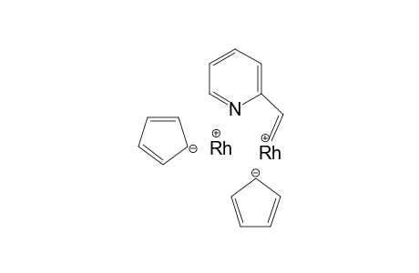 Bis(eta5-cyclopentadienylrhodium)(mu-hydrido)(mu-eta1:eta1:eta2-2-vinylidenpyridine)