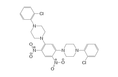 1-(2-chlorophenyl)-4-{5-[4-(2-chlorophenyl)-1-piperazinyl]-2,4-dinitrophenyl}piperazine