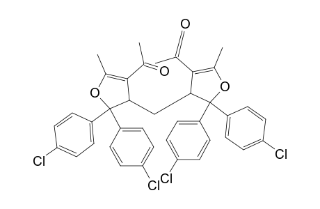 Bis[4-acetyl-2,2-bis(4-chlorophenyl)-5-methyl-2,3-dihydro-3-furyl]methane